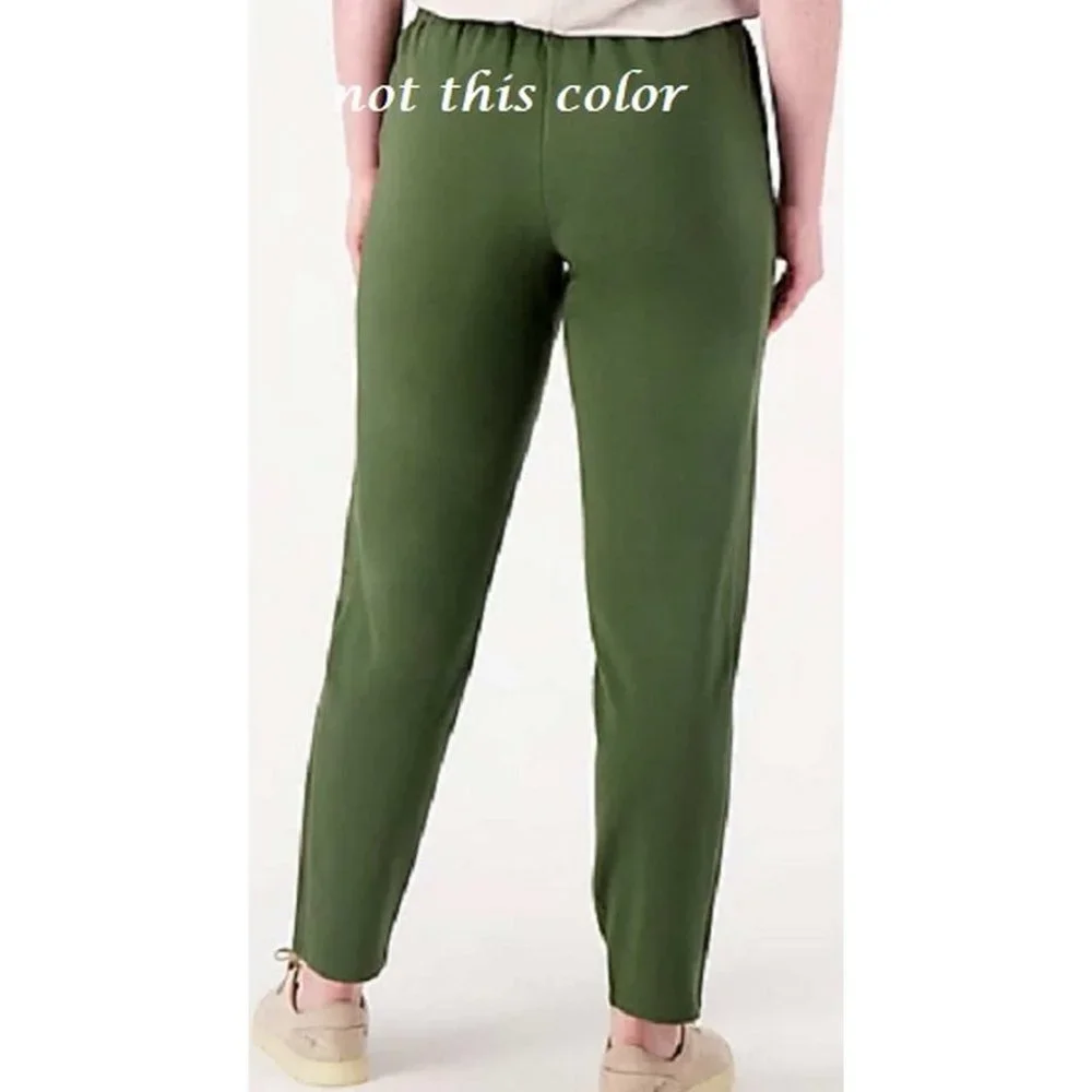 J Jason Wu Regular Tapered Knit Jogger with Satin Detail X LARGE (555)